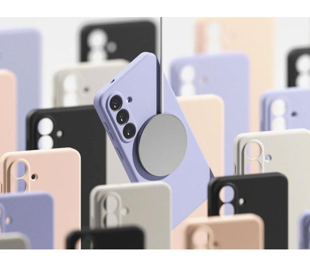 Ringke Silicone Magnetic Magsafe Galaxy S26 Lavender - 1500209 - zdjęcie 5